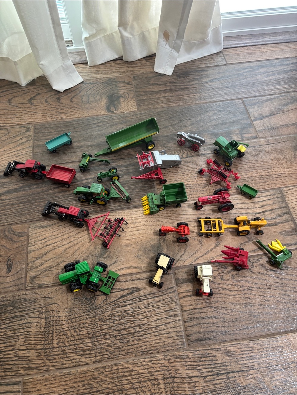 Lot Vintage Kids Toy Farm Tractors Ertl